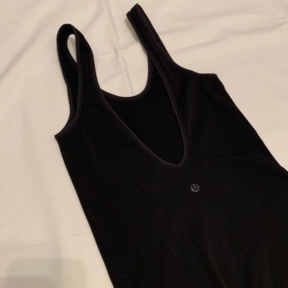 Lululemon Reveal full body athletic onesie jumpsuit bodysuit black Sz 2 - Picture 4 of 8